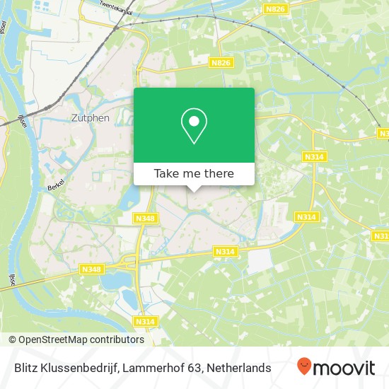 Blitz Klussenbedrijf, Lammerhof 63 Karte