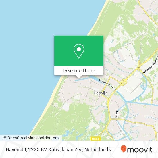 Haven 40, 2225 BV Katwijk aan Zee map