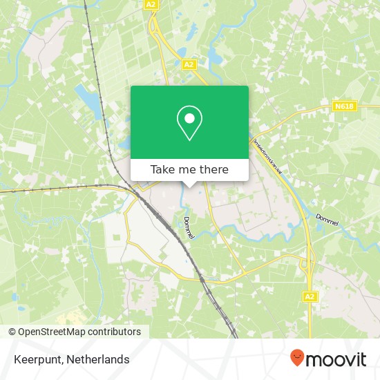 Keerpunt map