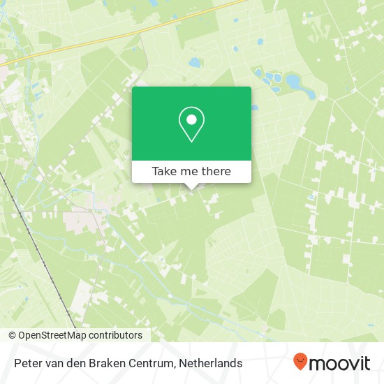 Peter van den Braken Centrum map