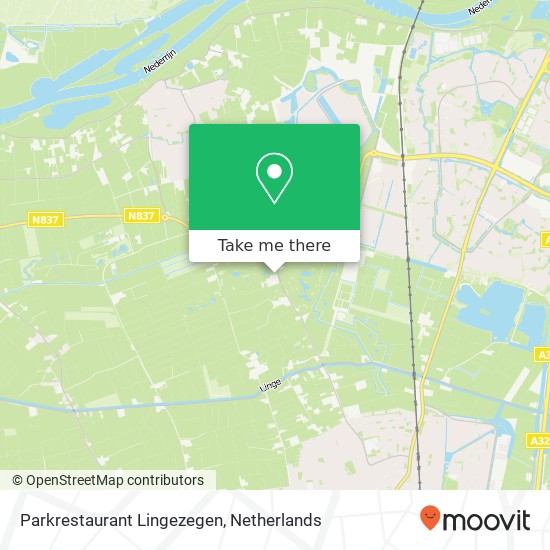 Parkrestaurant Lingezegen, Grote Molenstraat 173 map