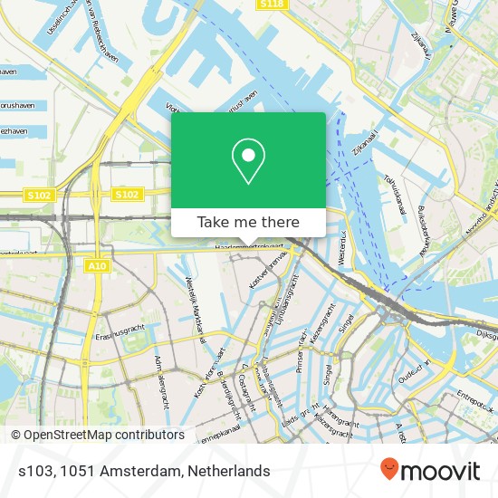 s103, 1051 Amsterdam map