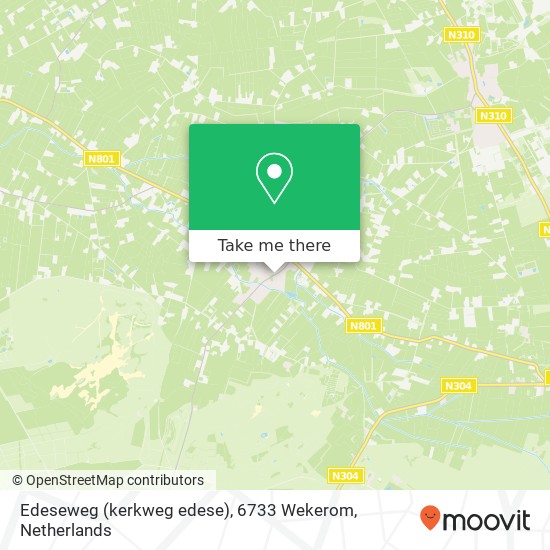 Edeseweg (kerkweg edese), 6733 Wekerom map