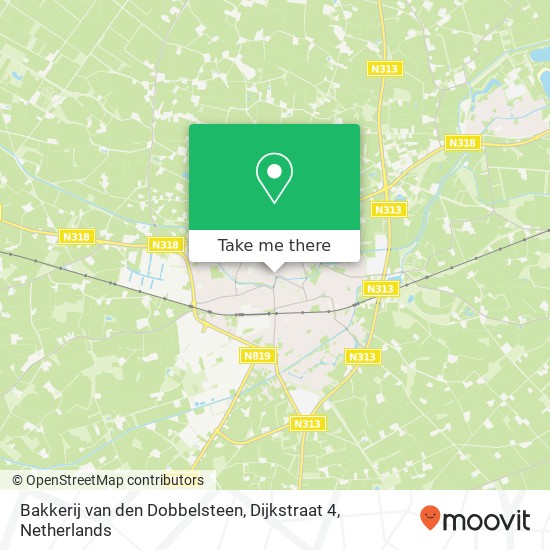 Bakkerij van den Dobbelsteen, Dijkstraat 4 map