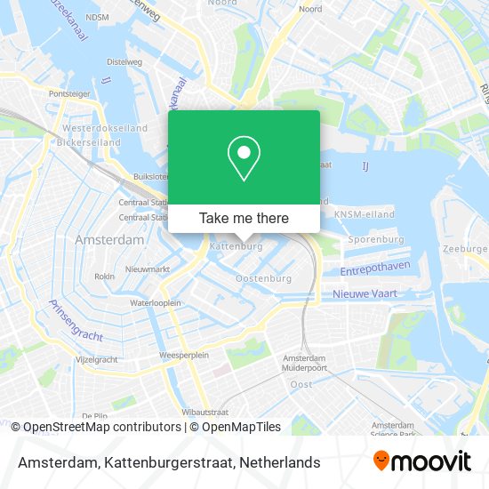 Amsterdam, Kattenburgerstraat map