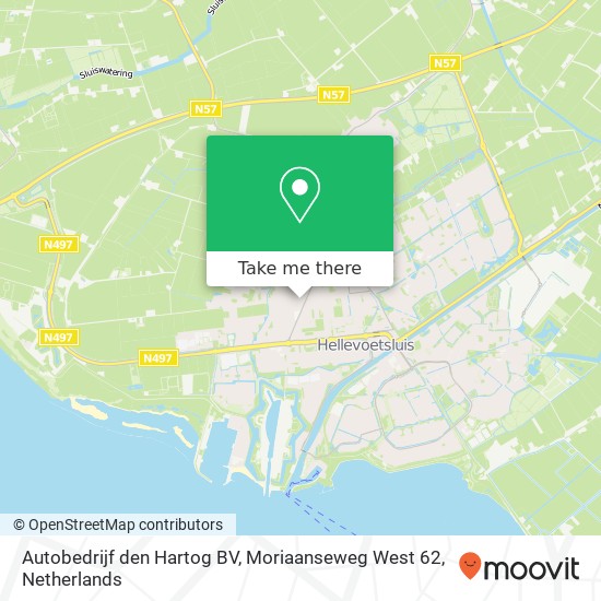 Autobedrijf den Hartog BV, Moriaanseweg West 62 Karte