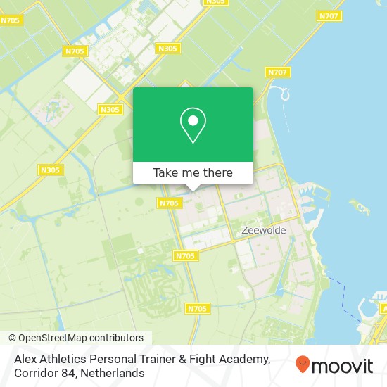 Alex Athletics Personal Trainer & Fight Academy, Corridor 84 map