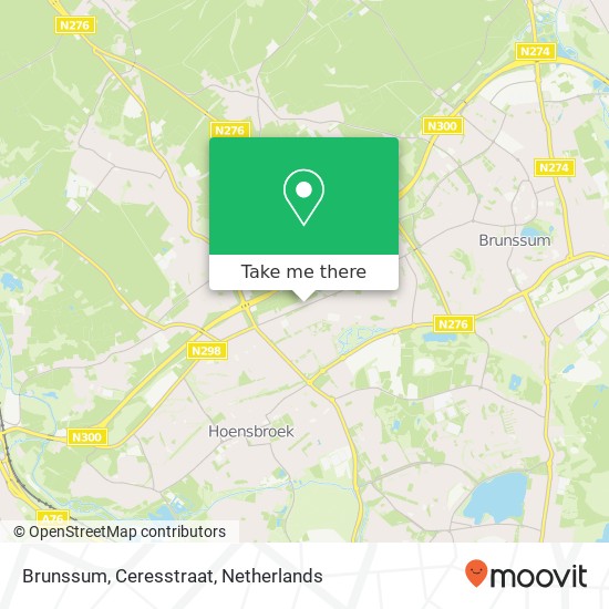 Brunssum, Ceresstraat map