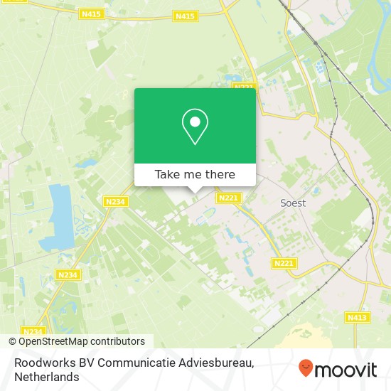 Roodworks BV Communicatie Adviesbureau Karte