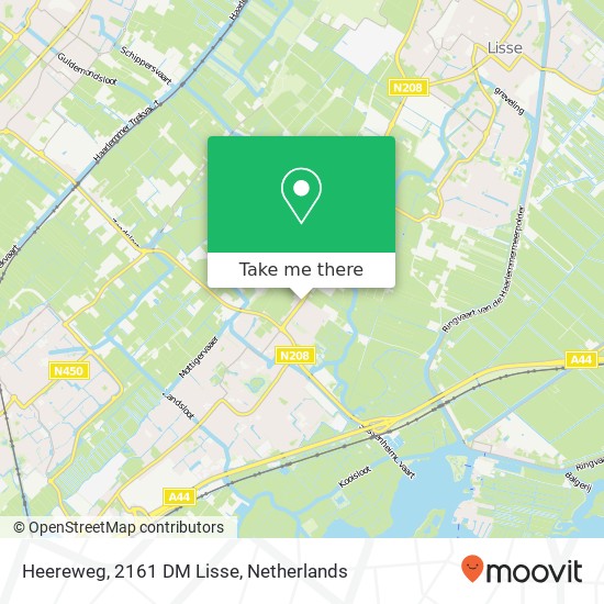 Heereweg, 2161 DM Lisse map