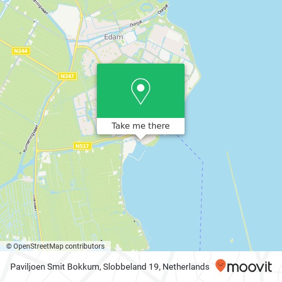 Paviljoen Smit Bokkum, Slobbeland 19 map