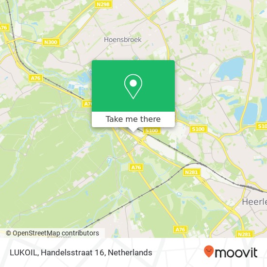 LUKOIL, Handelsstraat 16 map