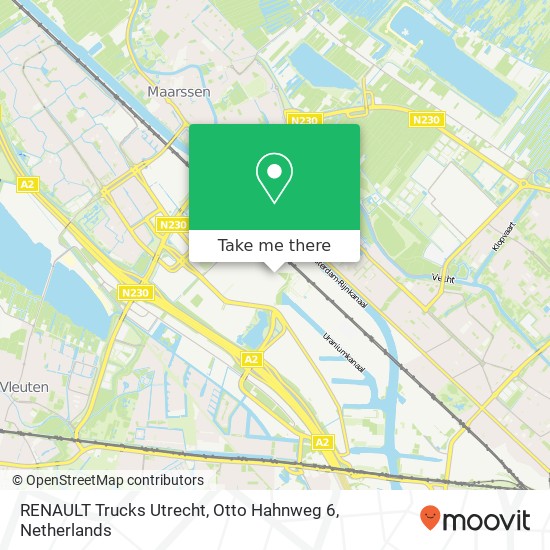 RENAULT Trucks Utrecht, Otto Hahnweg 6 map