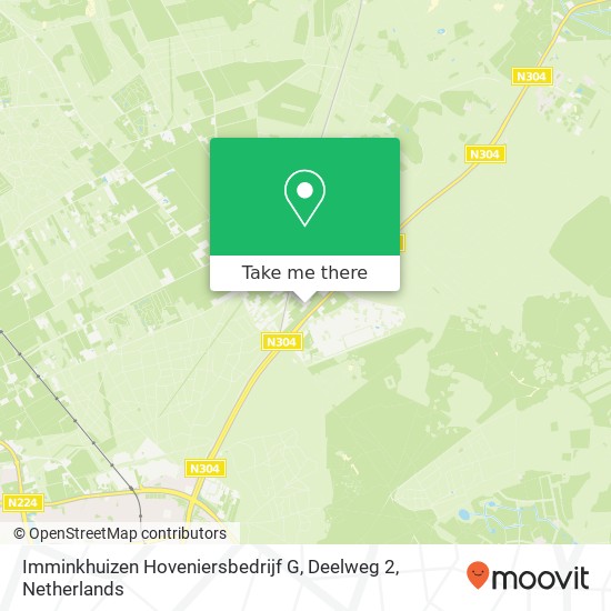 Imminkhuizen Hoveniersbedrijf G, Deelweg 2 map