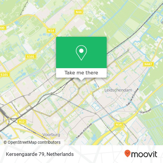 Kersengaarde 79, 2272 NB Voorburg Karte