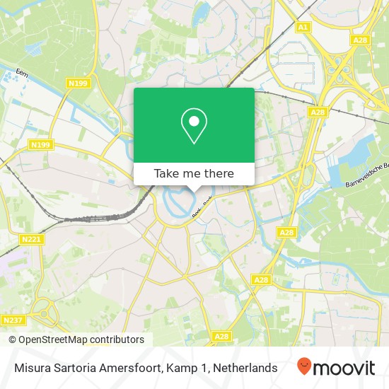 Misura Sartoria Amersfoort, Kamp 1 Karte