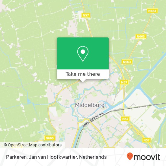 Parkeren, Jan van Hoofkwartier map