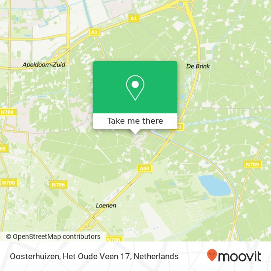 Oosterhuizen, Het Oude Veen 17 map