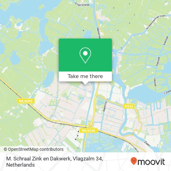 M. Schraal Zink en Dakwerk, Vlagzalm 34 map
