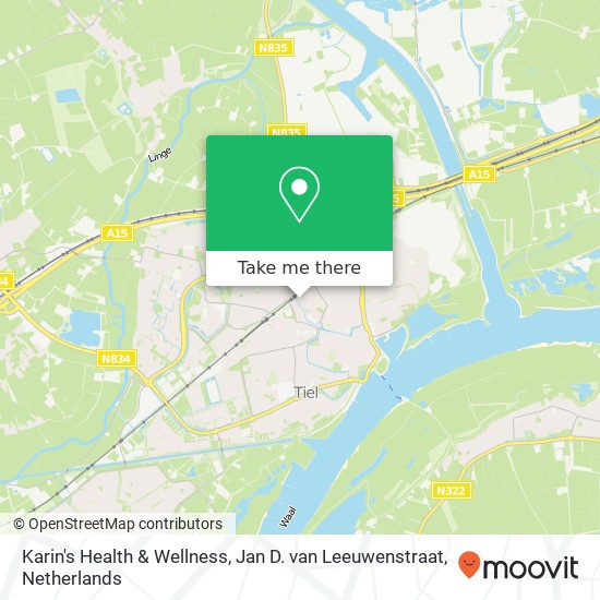 Karin's Health & Wellness, Jan D. van Leeuwenstraat Karte