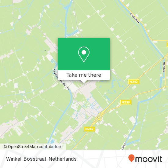 Winkel, Bosstraat Karte