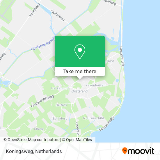 Koningsweg map