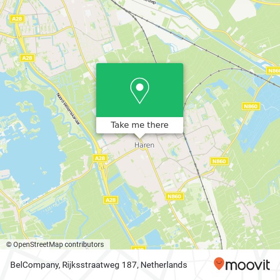 BelCompany, Rijksstraatweg 187 map