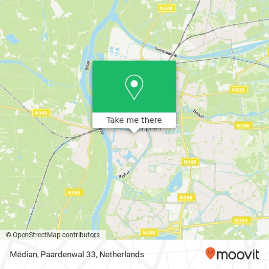 Médian, Paardenwal 33 map