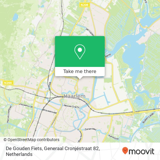 De Gouden Fiets, Generaal Cronjéstraat 82 map