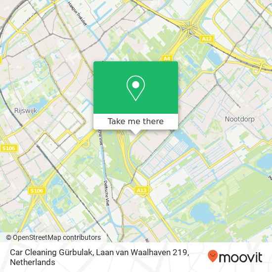 Car Cleaning Gürbulak, Laan van Waalhaven 219 map