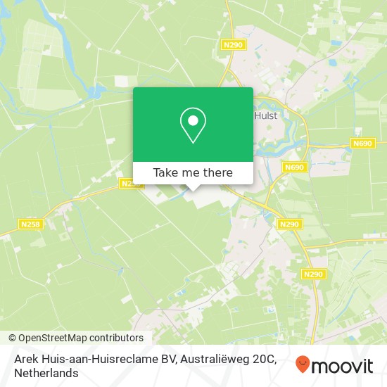 Arek Huis-aan-Huisreclame BV, Australiëweg 20C map