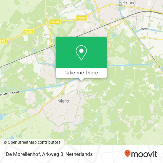 De Morellenhof, Arkweg 3 Karte