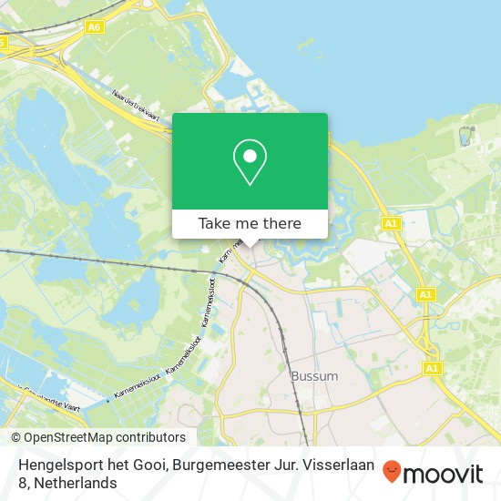 Hengelsport het Gooi, Burgemeester Jur. Visserlaan 8 map