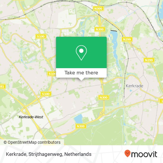 Kerkrade, Strijthagenweg map