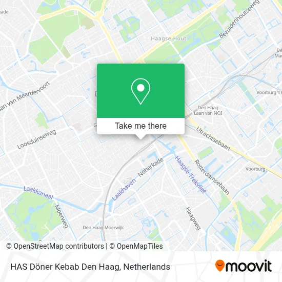 HAS Döner Kebab Den Haag map