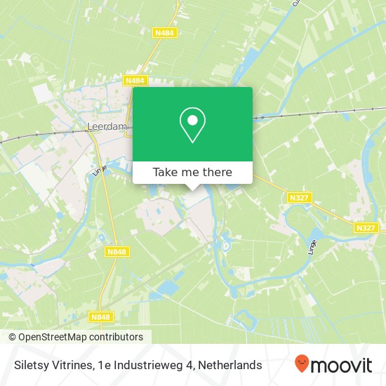 Siletsy Vitrines, 1e Industrieweg 4 map