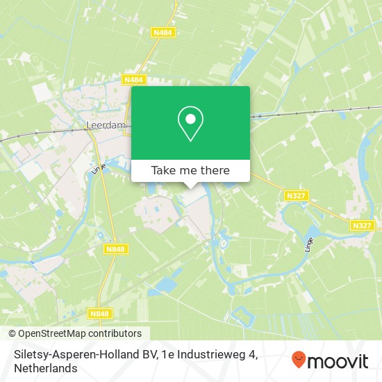 Siletsy-Asperen-Holland BV, 1e Industrieweg 4 Karte