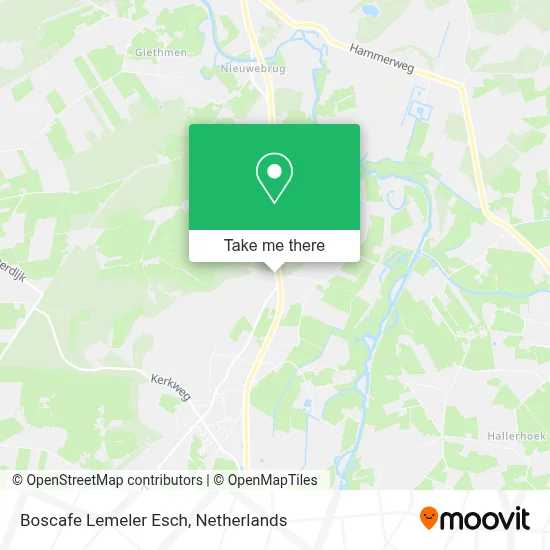Boscafe Lemeler Esch map