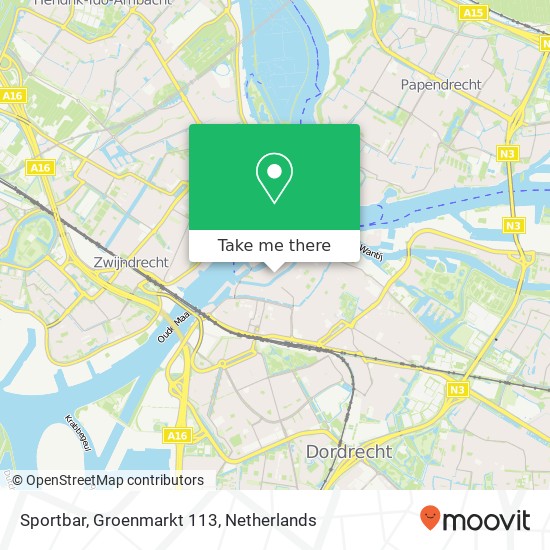 Sportbar, Groenmarkt 113 map