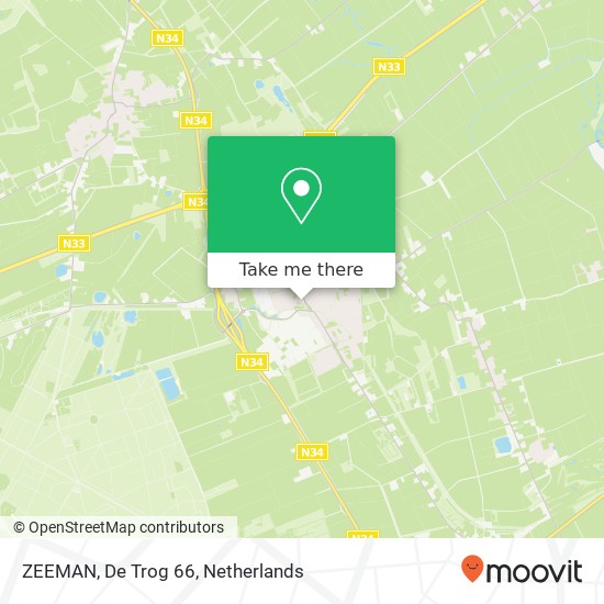 ZEEMAN, De Trog 66 map