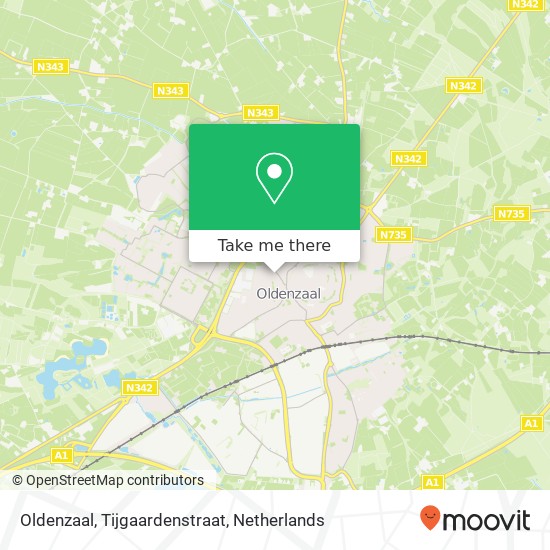 Oldenzaal, Tijgaardenstraat map