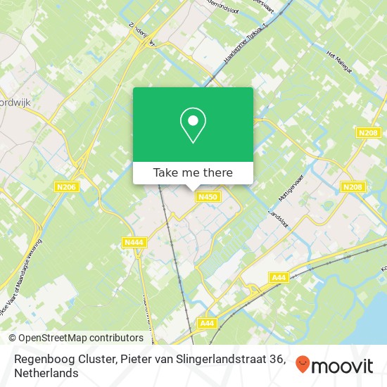 Regenboog Cluster, Pieter van Slingerlandstraat 36 map