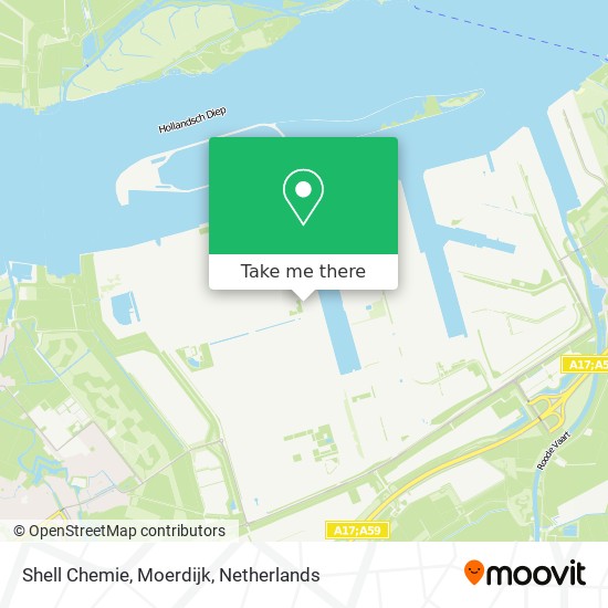 Shell Chemie, Moerdijk map