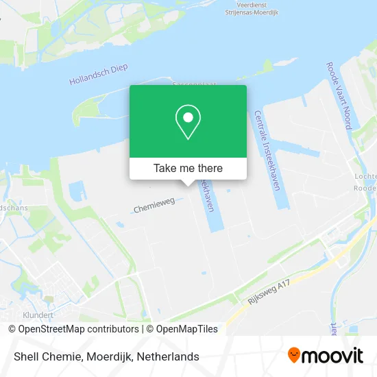 Shell Chemie, Moerdijk map