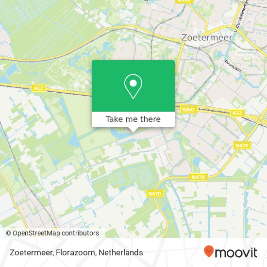 Zoetermeer, Florazoom Karte