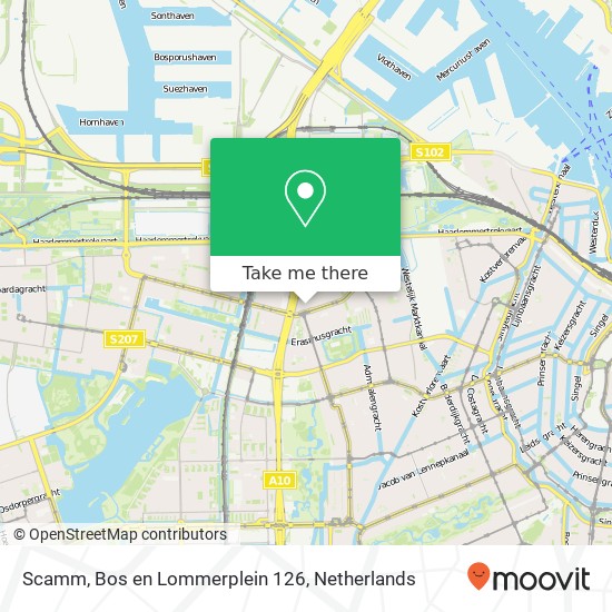 Scamm, Bos en Lommerplein 126 map