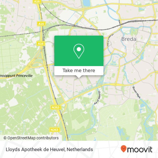 Lloyds Apotheek de Heuvel map