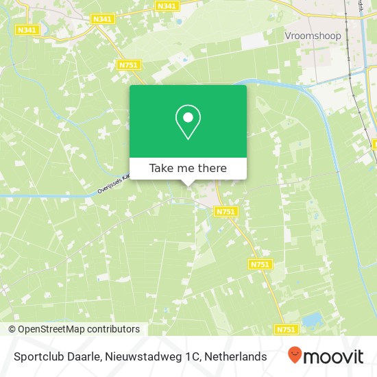 Sportclub Daarle, Nieuwstadweg 1C map