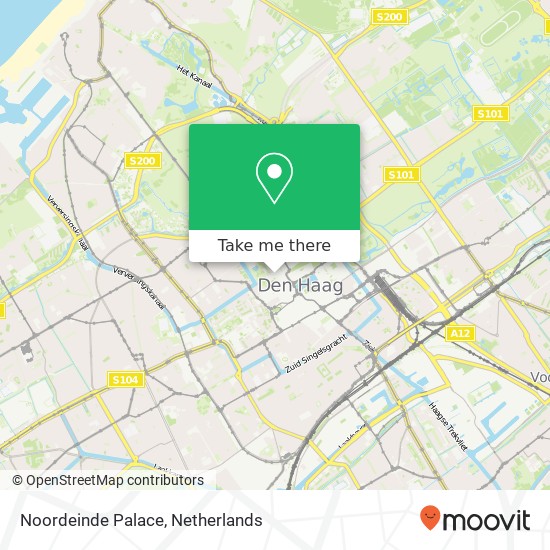 Noordeinde Palace map