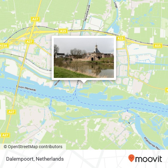 Dalempoort map